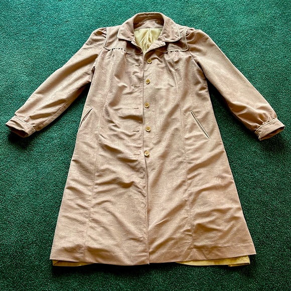 Vintage BONDERS Tan Lightweight Women’s Long Jacket - Picture 1 of 3
